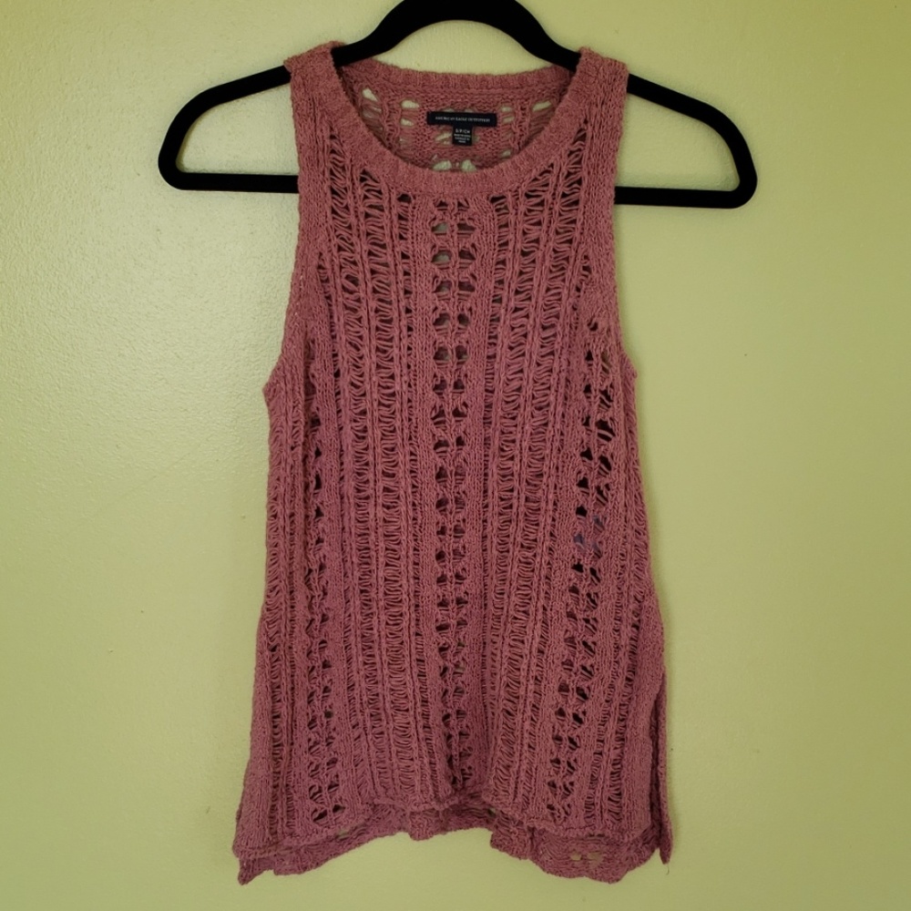 ❌️SOLD❌️: American Eagle Pink Knit Top